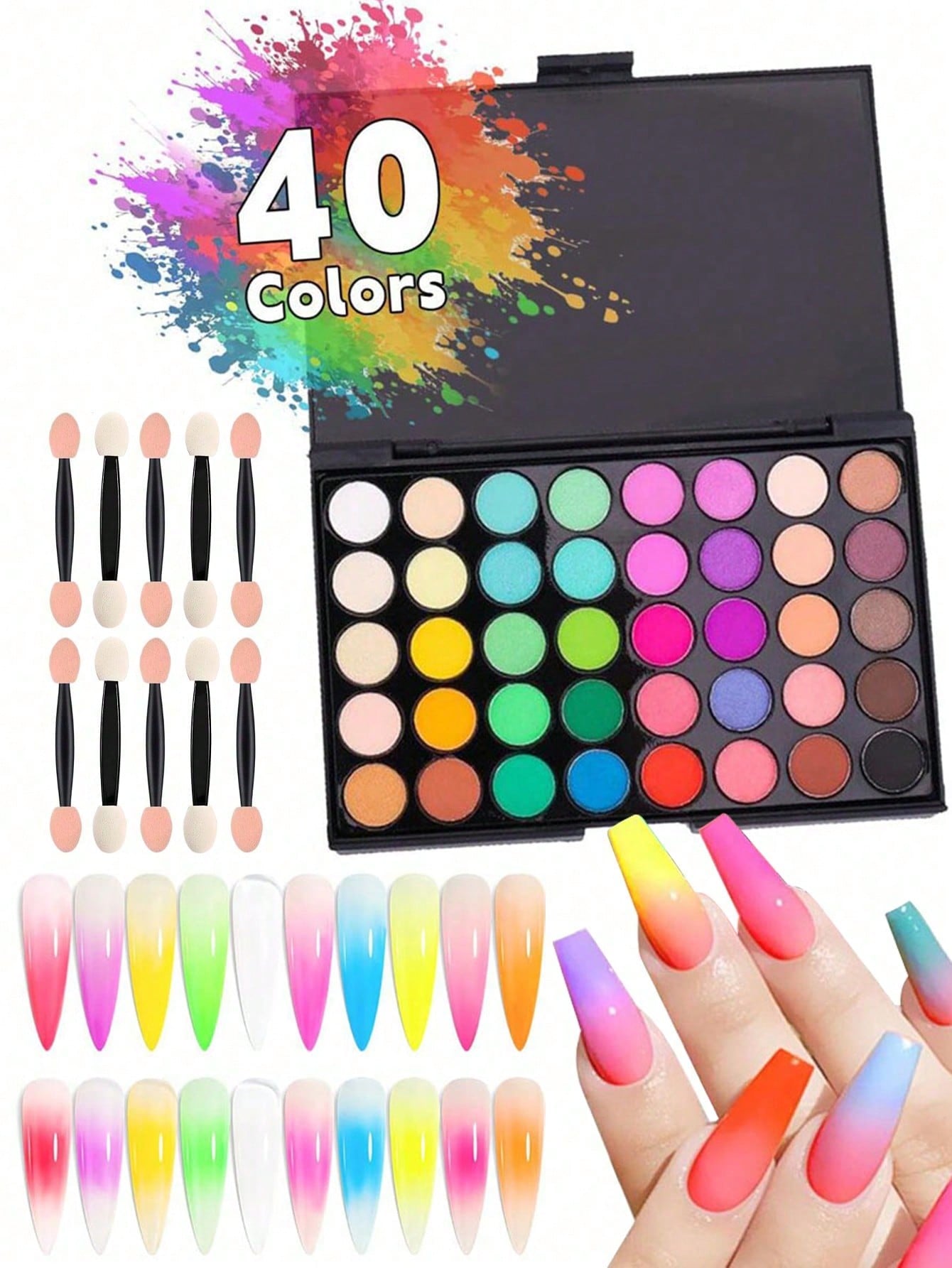 باليت بودرة صبغات فن الأظافر 4 - مراجعة Dip Powder Nail وسعره