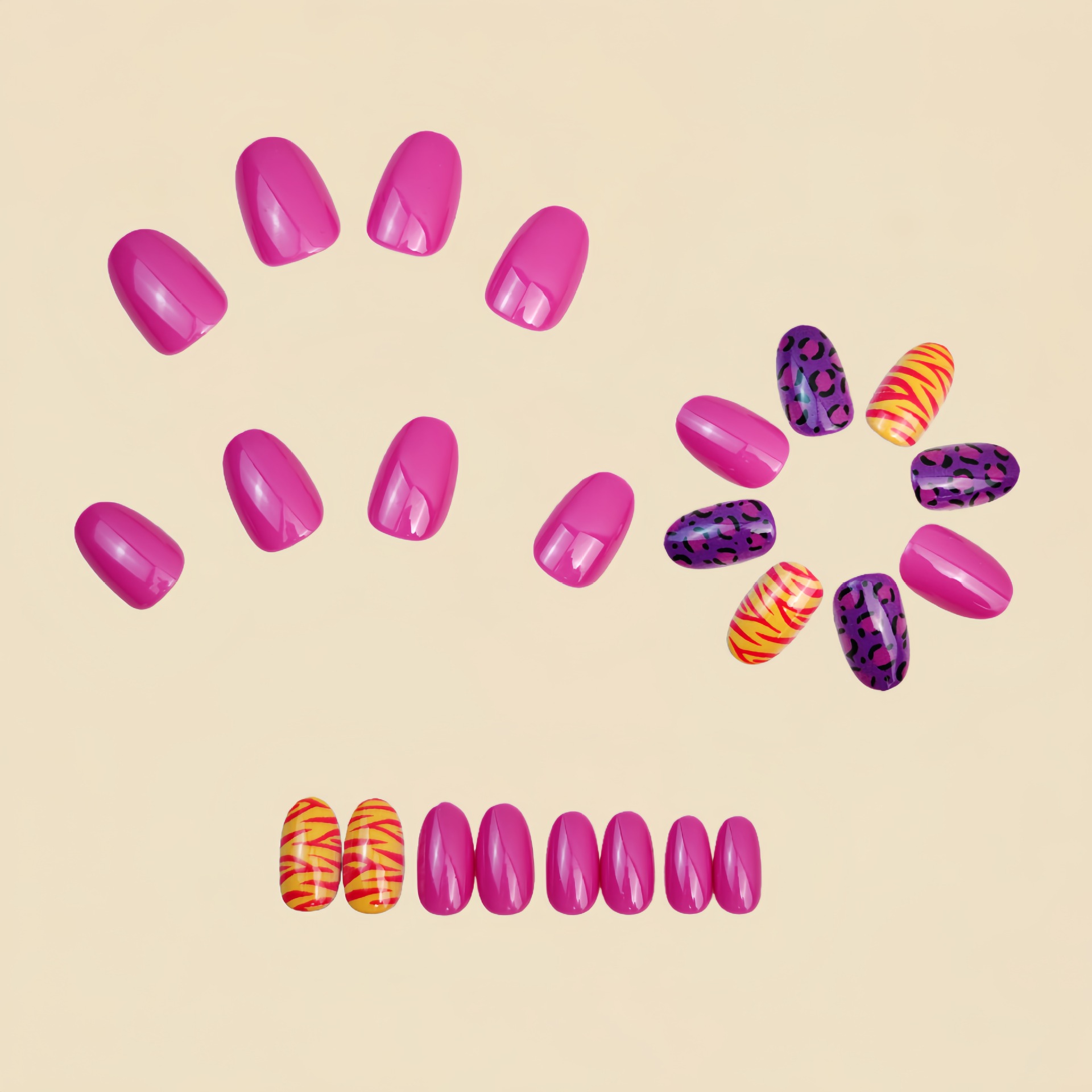 أظافر صناعية قصيرة طويلة للنسا - مراجعة Nail Art Aesthetic وسعره