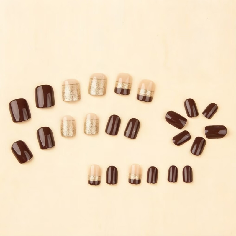 أظافر صناعية قصيرة مربعة الشكل - مراجعة Nail Art Aesthetic وسعره