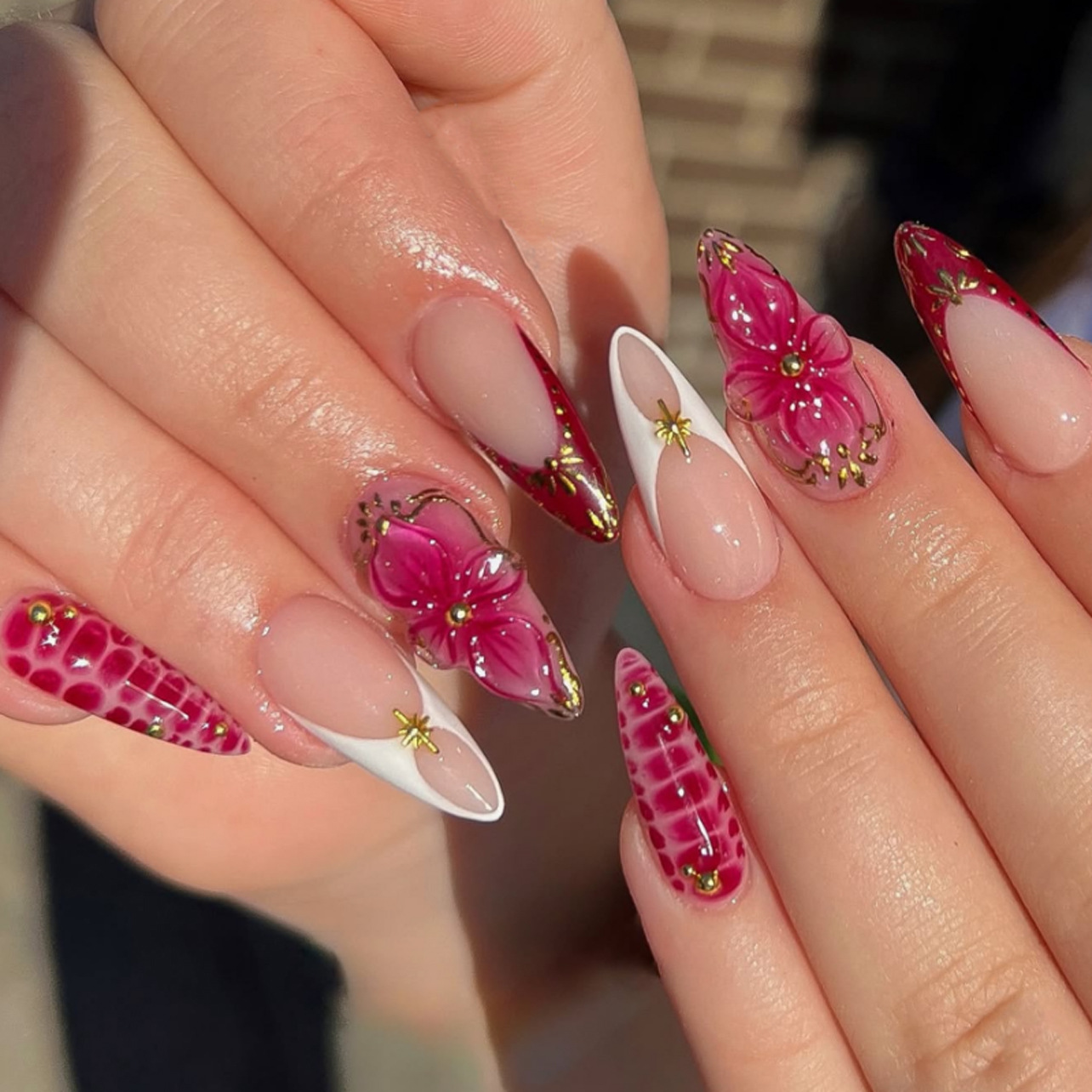 24 قطعة أظافر صناعية جاهزة لاص - مراجعة Nail Art Aesthetic وسعره