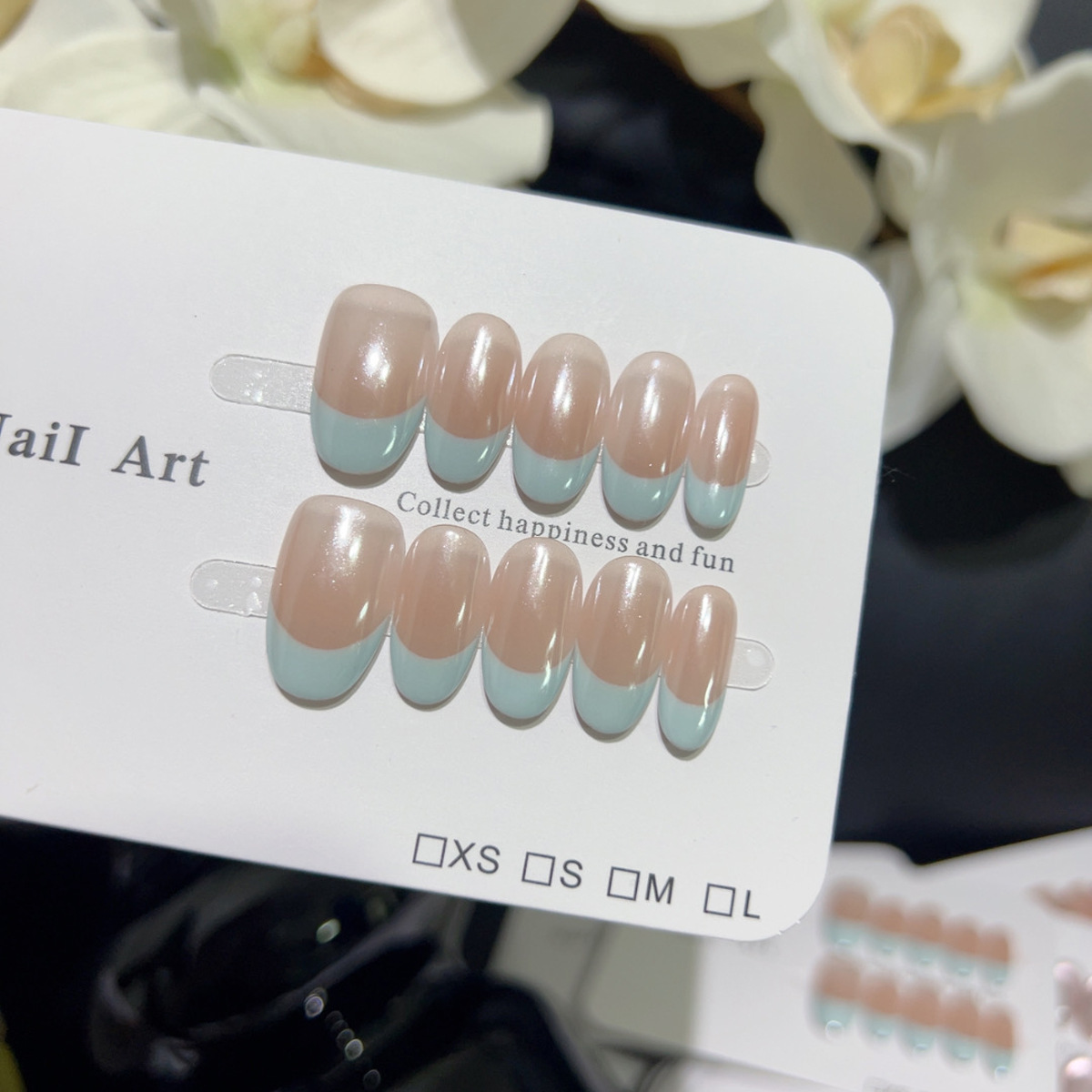 10 قطع من الأظافر الاصطناعية ا - مراجعة Nail Art Cat Eye Simple وسعره