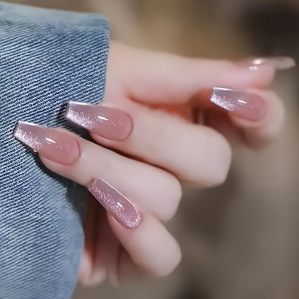24 قطعة من الأظافر الصناعية ال - مراجعة Nail Art Aesthetic وسعره