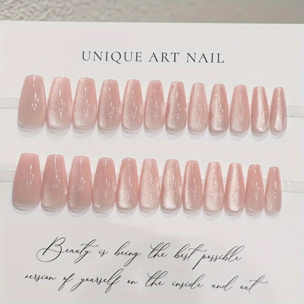 24 قطعة من الأظافر الصناعية ال - مراجعة Nail Art Aesthetic وسعره