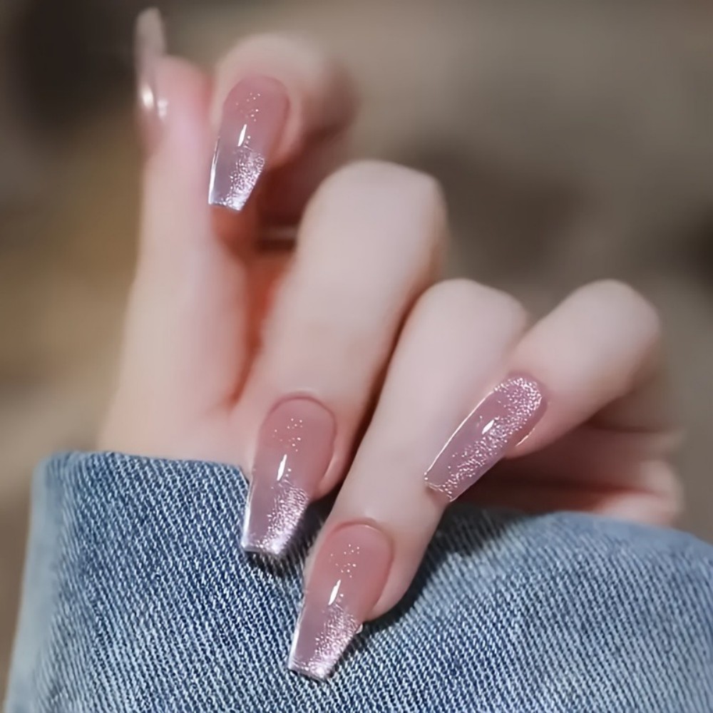 24 قطعة من الأظافر الصناعية ال - مراجعة Nail Art Aesthetic وسعره