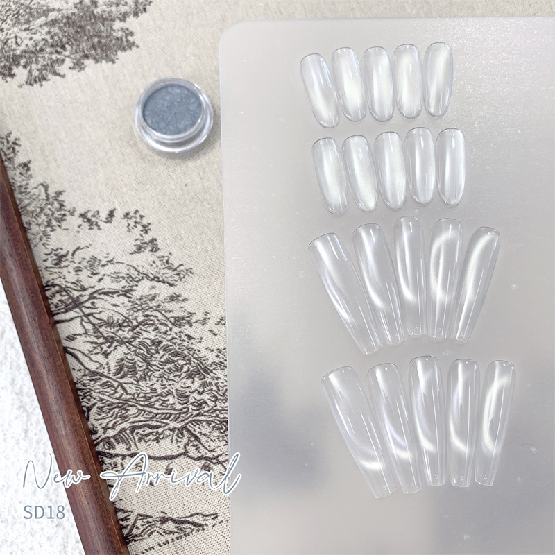 HNDO جديد فضي أبيض ثلاثية الأب - مراجعة Dip Powder Nail وسعره