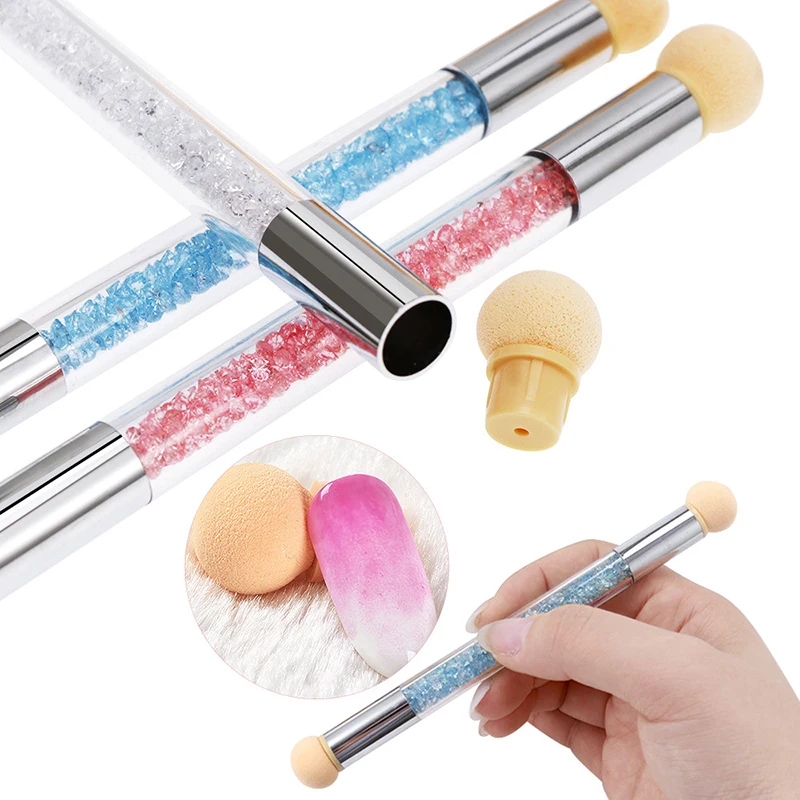 رؤوس إسفنجية مستديرة ذات رأس ح - مراجعة Dip Powder Nail وسعره