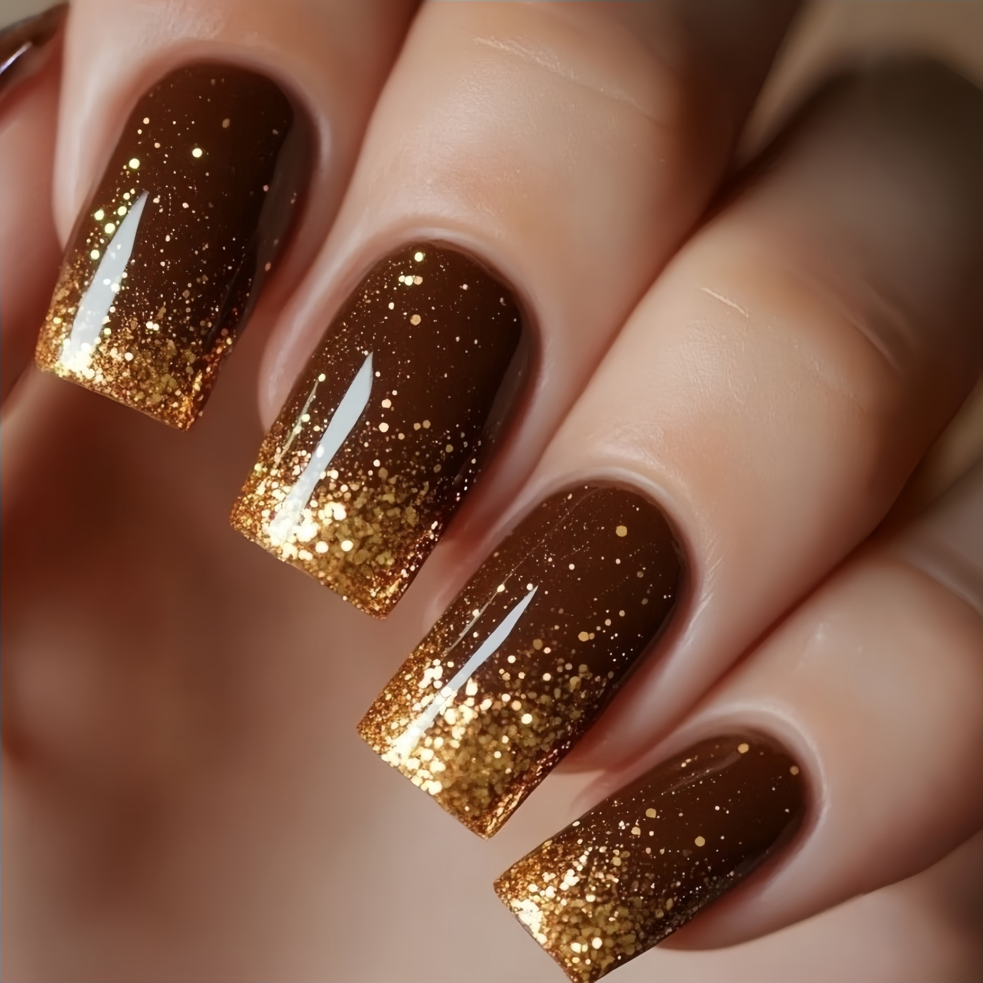 أظافر صناعية قصيرة متوسطة متدر - مراجعة Nail Art Aesthetic وسعره