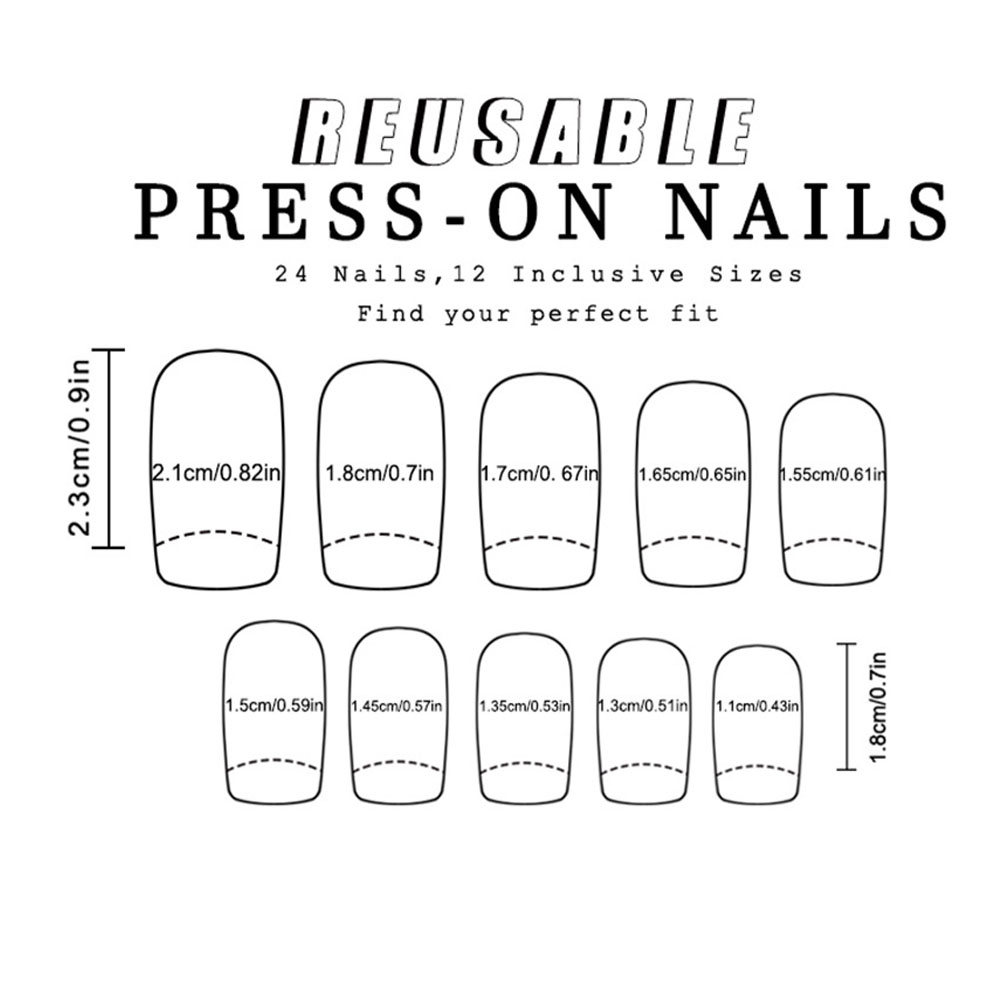 24 قطعة/مجموعة أظافر صناعية مل - مراجعة Nail Art Yellow وسعره