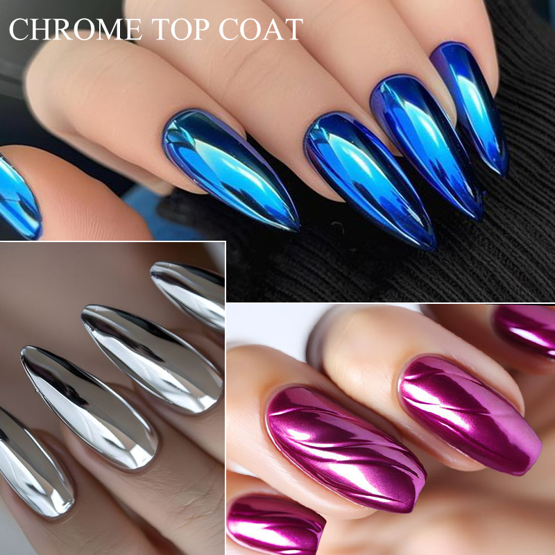 7 مل طلاء كروم لامع للمرآة مع  - مراجعة Dip Powder Nail وسعره