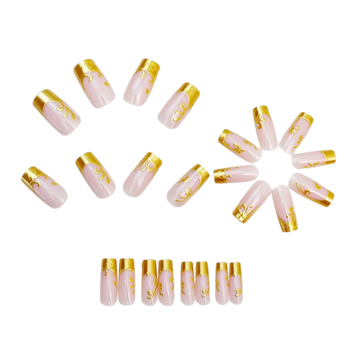 أظافر صناعية متوسطة الطول للنس - مراجعة Nail Art Aesthetic وسعره